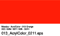 Marabu Acryl Color, Orange 013, 100 ml