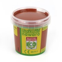 Fingerfarbe nawaro, Becher 150g - braun