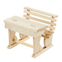 Schulbank 7 x 5,8 x 6 cm, natur