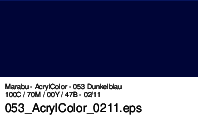 Marabu Acryl Color, Dunkelblau 053, 100 ml