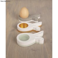 Silikon Gießform "Happy Egg", 14,5x26x2cm, 4 Formen, Box 1Stück