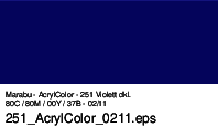 Marabu Acryl Color, Violett 251, 100 ml