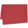 Paper Poetry Luxury Karte A5 Rot 220 g/m² FSC MIX