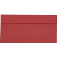 Paper Poetry Luxury Umschlag DL Rot 100 g/m² FSC MIX