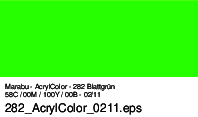 Marabu Acryl Color, Blattgrün 282, 225 ml