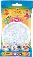 Perlenbtl. 1000 Stck trsp.weiß