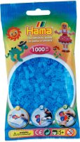 Perlenbtl. 1000 St. Transparent Aqua