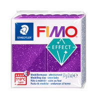 Mod.masse Fimo effect lila glitter