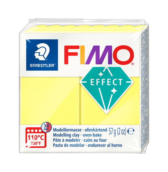 Mod.masse Fimo effect gelb transluz