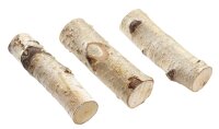 Birkenholzstücke ca. 2-3 cm (Durchmesser), 9 - 11 cm...